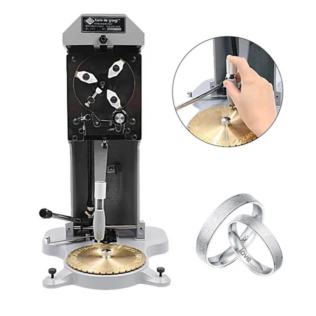 PHYHOO JEWELRY TOOLS - Numerical letters inner ring jewelry engraving machine