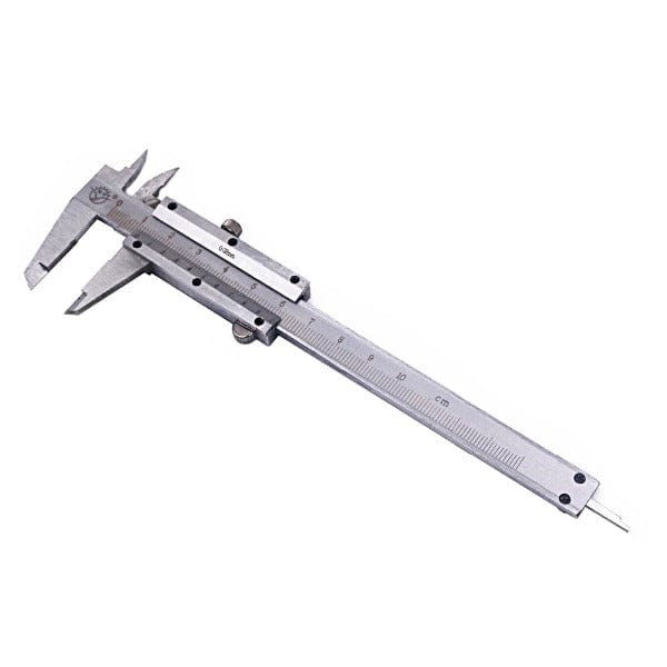 PHYHOO JEWELRY TOOLS-100mm Professional Stainless Steel Hardened Chromeplated Metric Vernier Caliper