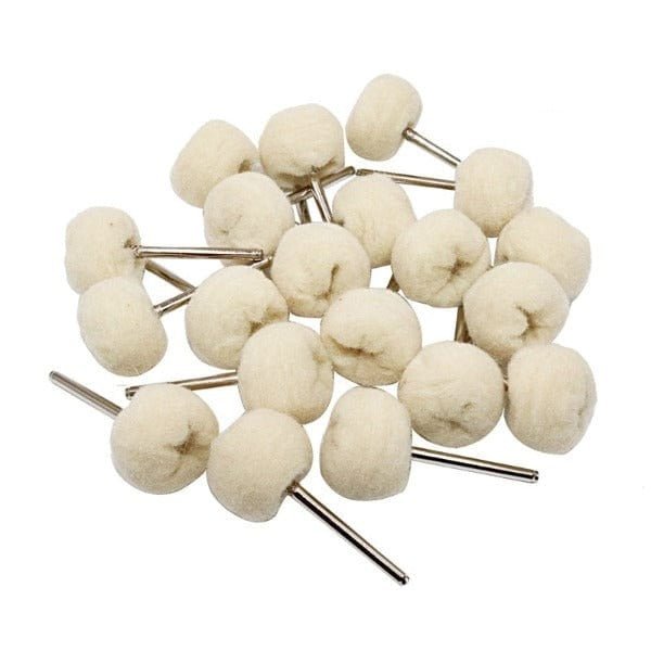 PHYHOO JEWELRY TOOLS-100Pcs Polishing Wheel Fiber & Cotton & Wool Buffing Wheel