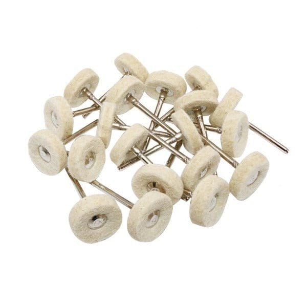 PHYHOO JEWELRY TOOLS-100Pcs Polishing Wheel Fiber & Cotton & Wool Buffing Wheel