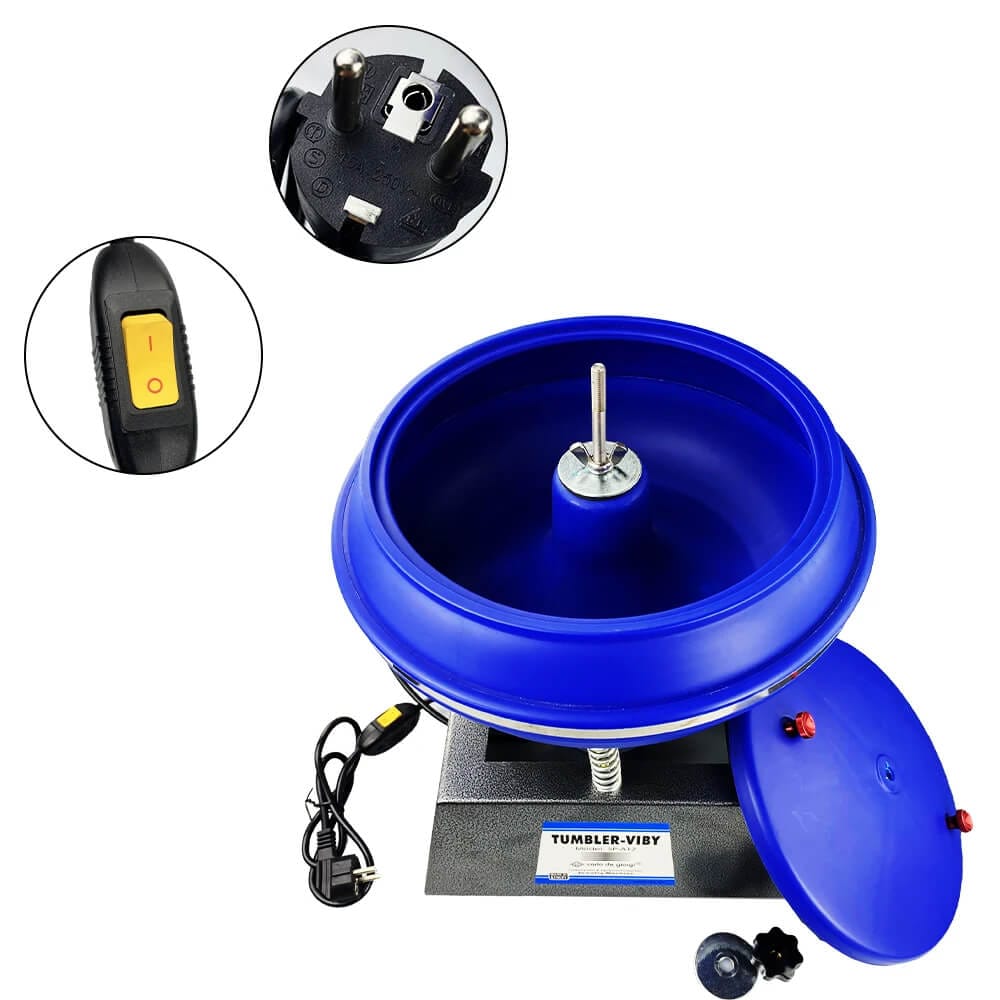 PHYHOO JEWELRY TOOLS-12 Inch Jewelry Vibrating Tumbler Polishing Machine