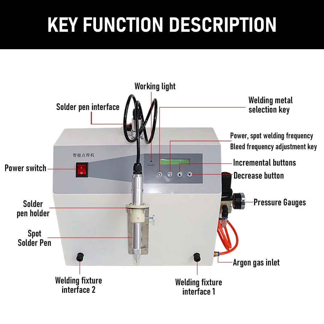 PHYHOO JEWELRY TOOLS-150A Intelligent Jewelry Spot Welder