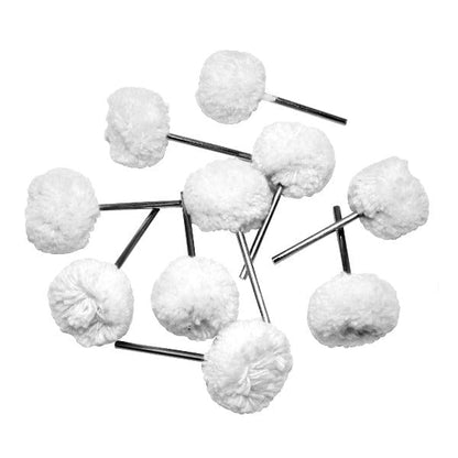 PHYHOO JEWELRY TOOLS-20Pcs White Soft Polishing Buffing Wheel