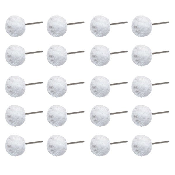 PHYHOO JEWELRY TOOLS-20Pcs White Soft Polishing Buffing Wheel