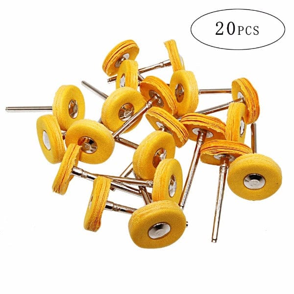 PHYHOO JEWELRY TOOLS-40Pcs Muslin Polishing Buffing Wheel Set