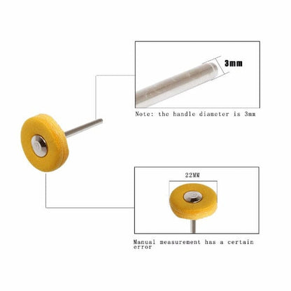 PHYHOO JEWELRY TOOLS-40Pcs Muslin Polishing Buffing Wheel Set