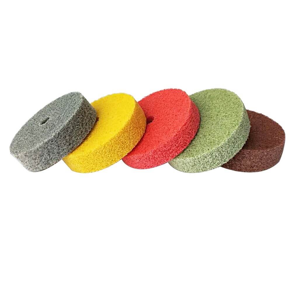 PHYHOO JEWELRY TOOLS-5 Color Fiber Polishing Buffing Wheels