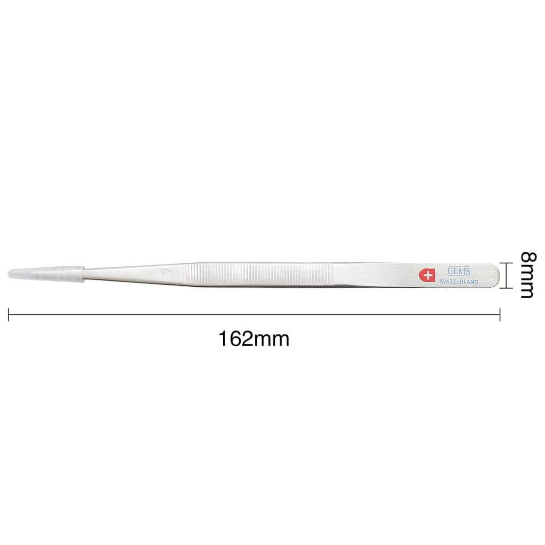 PHYHOO JEWELRY TOOLS-Anti-Slip Pointed With Lock Groove Diamond Tweezers