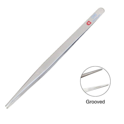 PHYHOO JEWELRY TOOLS-Anti-Slip Pointed With Lock Groove Diamond Tweezers