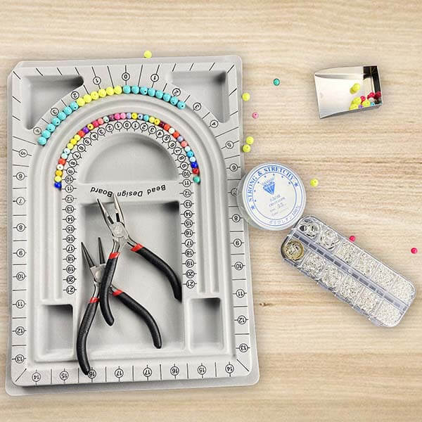 PHYHOO JEWELRY TOOLS-Bead Tray Design Flocked Board Set