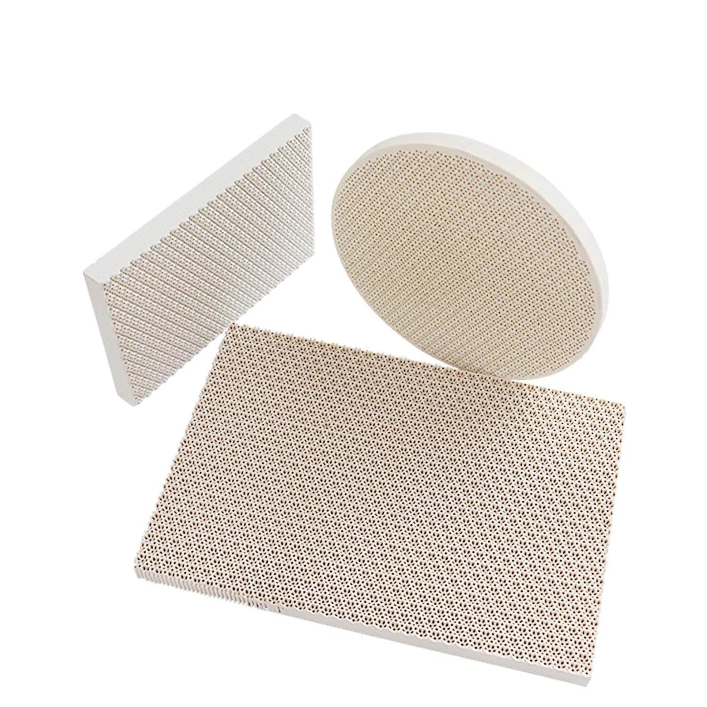 PHYHOO JEWELRY TOOLS-Berkem Square Honeycomb Welding Plate Round Refractory Brick