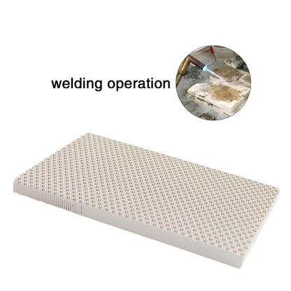 PHYHOO JEWELRY TOOLS-Berkem Square Honeycomb Welding Plate Round Refractory Brick