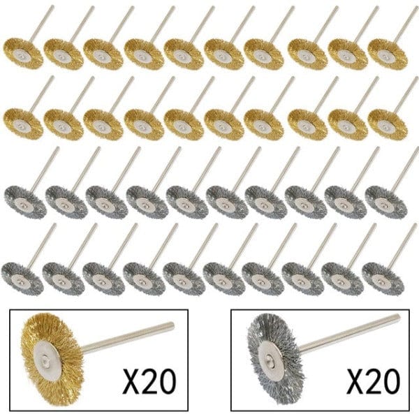 PHYHOO JEWELRY TOOLS-Brass Wire Wheel Brushes