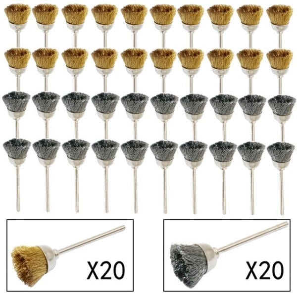 PHYHOO JEWELRY TOOLS-Brass Wire Wheel Brushes