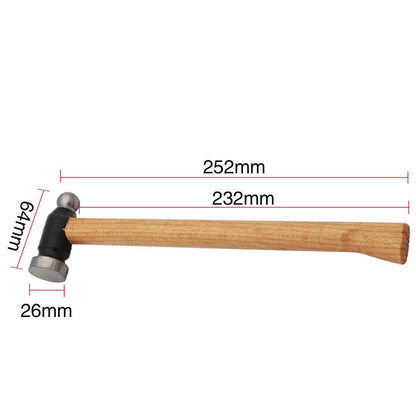 PHYHOO JEWELRY TOOLS-Cast Iron Hammer With Wooden Handle