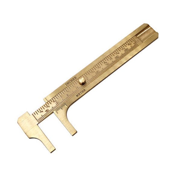 PHYHOO JEWELRY TOOLS-Copper Brass Caliper 100MM double scale Slide