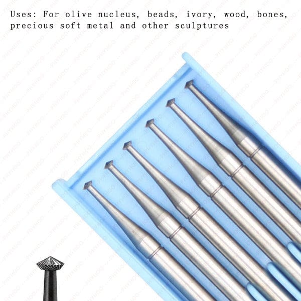 PHYHOO JEWELRY TOOLS-Diamond Polishing & Engraving Twist Drill Burs Tool