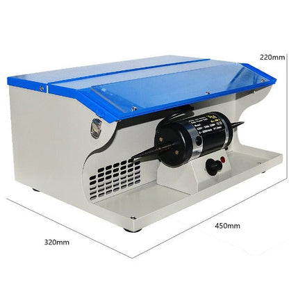 PHYHOO JEWELRY TOOLS-DM-5 Polishing Machine With Dust Collector Mini Motor Bench Grinder