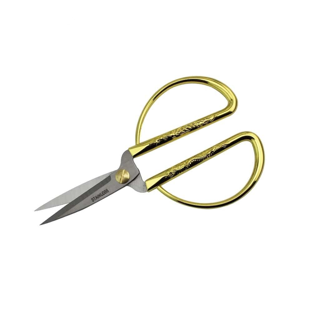 PHYHOO JEWELRY TOOLS-Gold Handle Stainless Steel Sewing Scissors