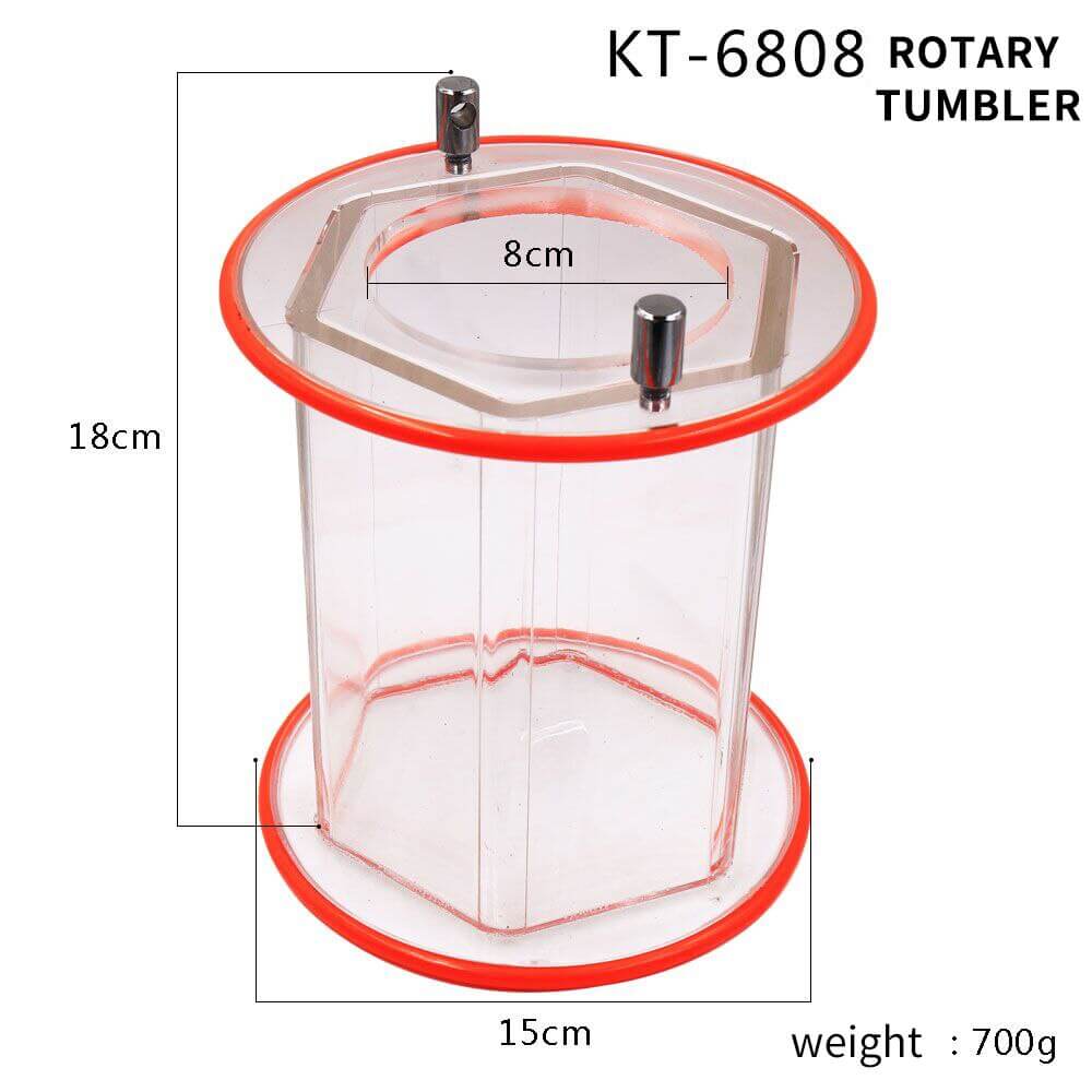 PHYHOO JEWELRY TOOLS-KT-2000/KT-6808 Rotary Tumbler Cylinder Roller