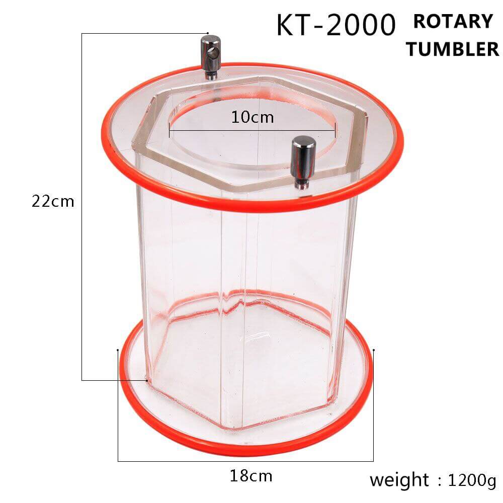 PHYHOO JEWELRY TOOLS-KT-2000/KT-6808 Rotary Tumbler Cylinder Roller