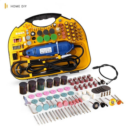 PHYHOO JEWELRY TOOLS-Miniature Electric Grinding Tools Set Polishing Cutting Drilling Machine