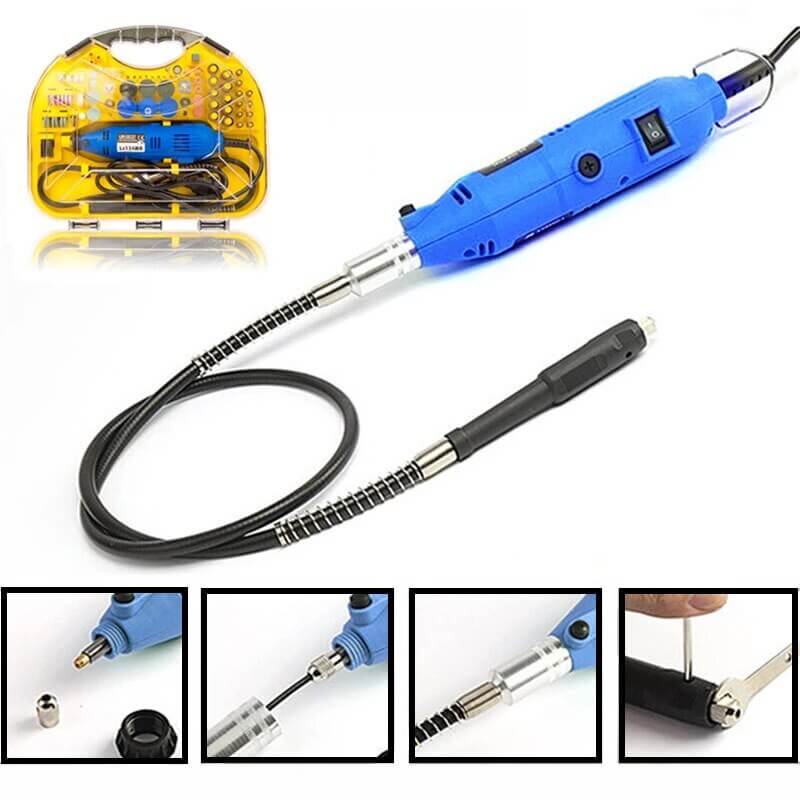 PHYHOO JEWELRY TOOLS-Miniature Electric Grinding Tools Set Polishing Cutting Drilling Machine