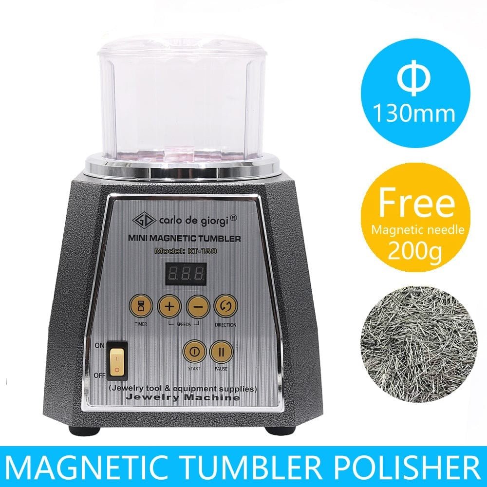 PHYHOO JEWELRY TOOLS-PHYHOO KT-130 130mm Magnetic Polishing Tumbler