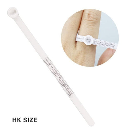 PHYHOO JEWELRY TOOLS-Plastic Ring Size Measure Finger Gauge