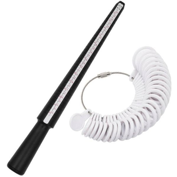 PHYHOO JEWELRY TOOLS-Plastic Ring Sizer Gauge Set