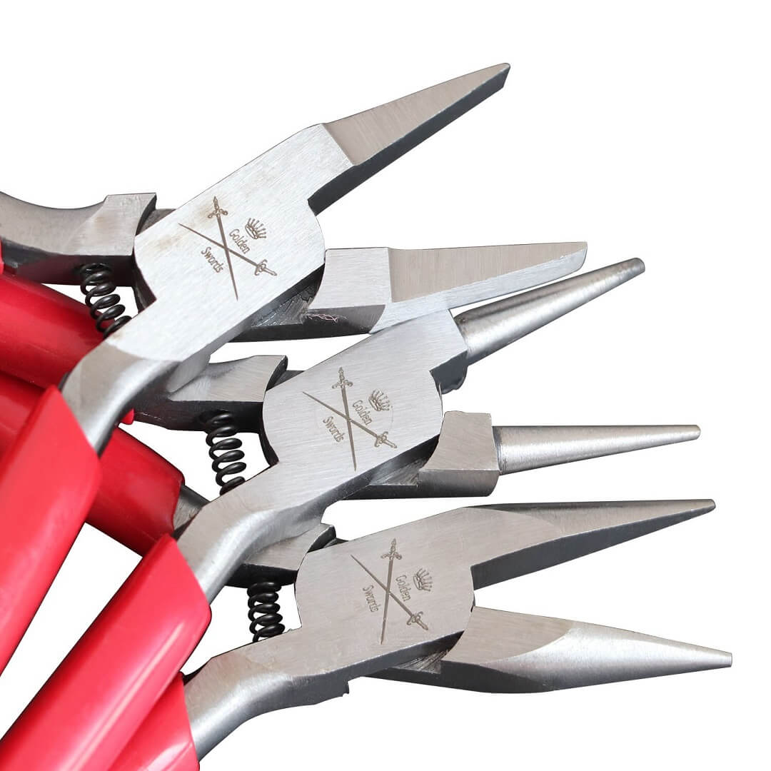 PHYHOO JEWELRY TOOLS-Red Handle Multifunctional Pliers