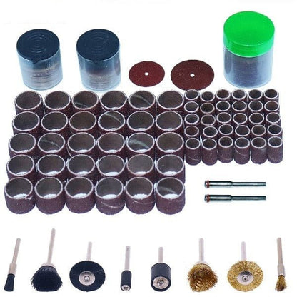 PHYHOO JEWELRY TOOLS-Rotary Tool Drum Sanding Kit Rubber Mandrel Fit Brass Wire Cleaning Polishing Brushes