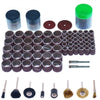PHYHOO JEWELRY TOOLS-Rotary Tool Drum Sanding Kit Rubber Mandrel Fit Brass Wire Cleaning Polishing Brushes