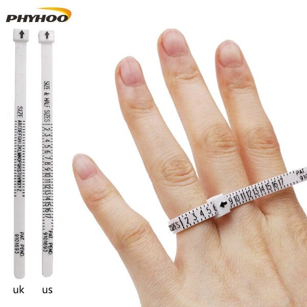 PHYHOO JEWELRY TOOLS-US & UK Economical Ring Size Gauge