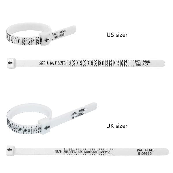 PHYHOO JEWELRY TOOLS-US & UK Economical Ring Size Gauge