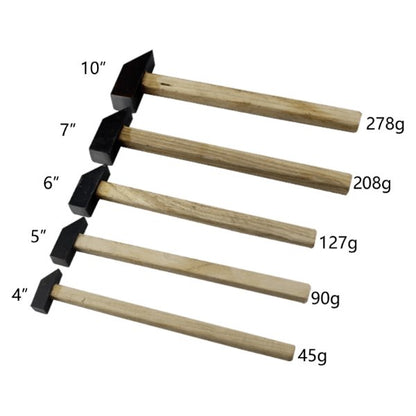 PHYHOO JEWELRY TOOLS-Wooden Handle Iron Hammer