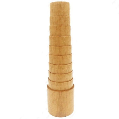 PHYHOO JEWELRY TOOLS-Wooden Step Bracelet Mandrel Sizer